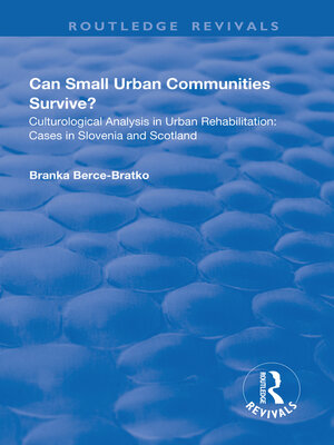 cover image of Can Small Urban Communities Survive?
